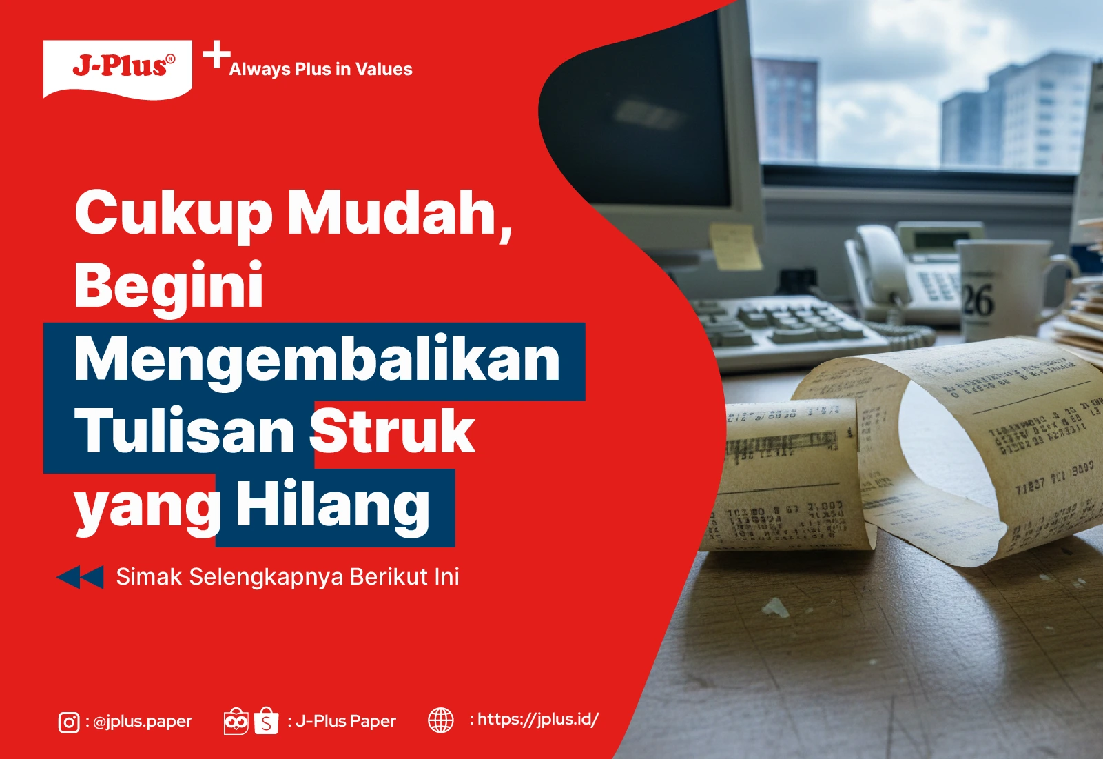 Cukup Mudah, Begini Mengembalikan Tulisan Struk yang Hilang