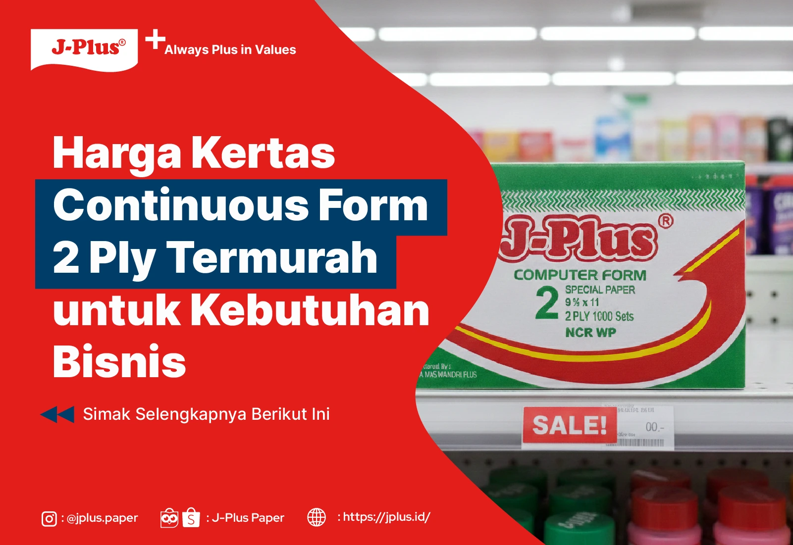 Harga Kertas Continuous Form 2 Ply Termurah untuk Kebutuhan Bisnis