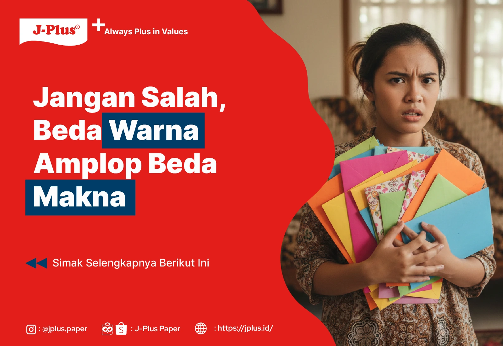Jangan Salah, Beda Warna Amplop Beda Makna