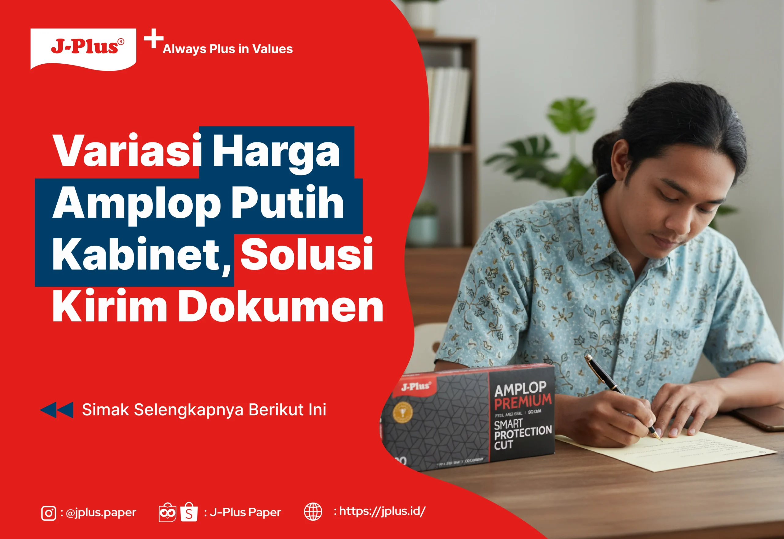 Variasi Harga Amplop Putih Kabinet, Solusi Kirim DokumenĀ