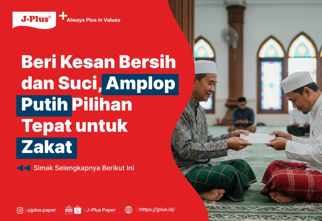 Beri Kesan Bersih dan Suci, Amplop Putih Pilihan Tepat untuk Zakat
