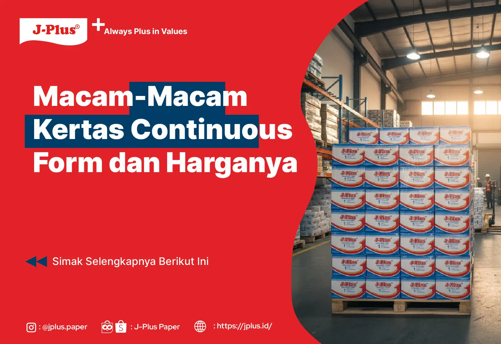 Macam-Macam Kertas Continuous Form dan Harganya