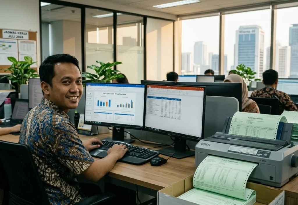 Cara Mudah Setting Kertas Continuous Form di Komputer