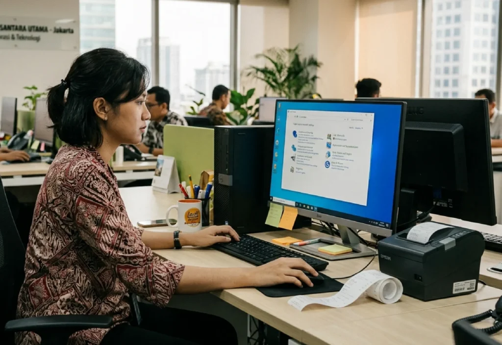 Cara Setting Ukuran Kertas Struk di Printer Kasir