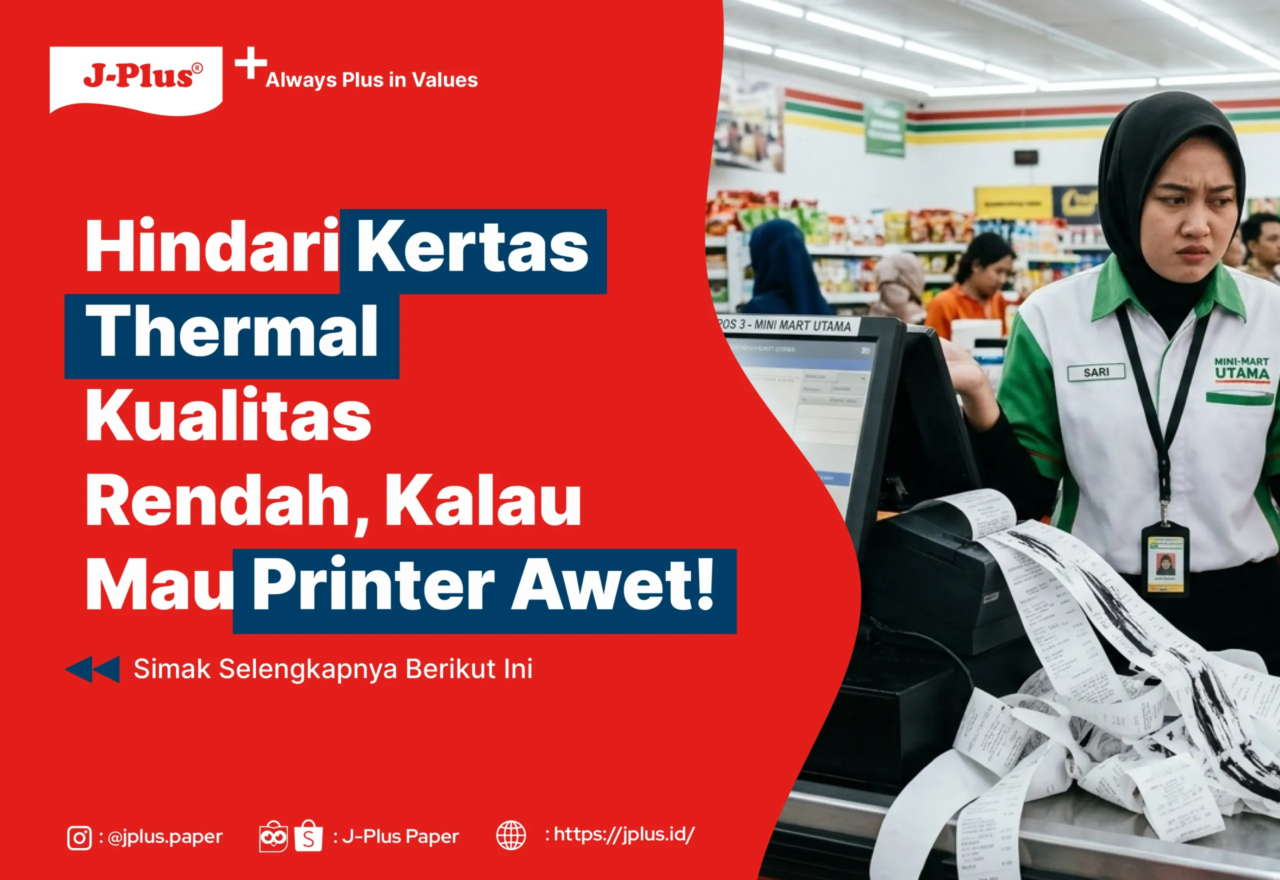 Hindari Kertas Thermal Kualitas Rendah