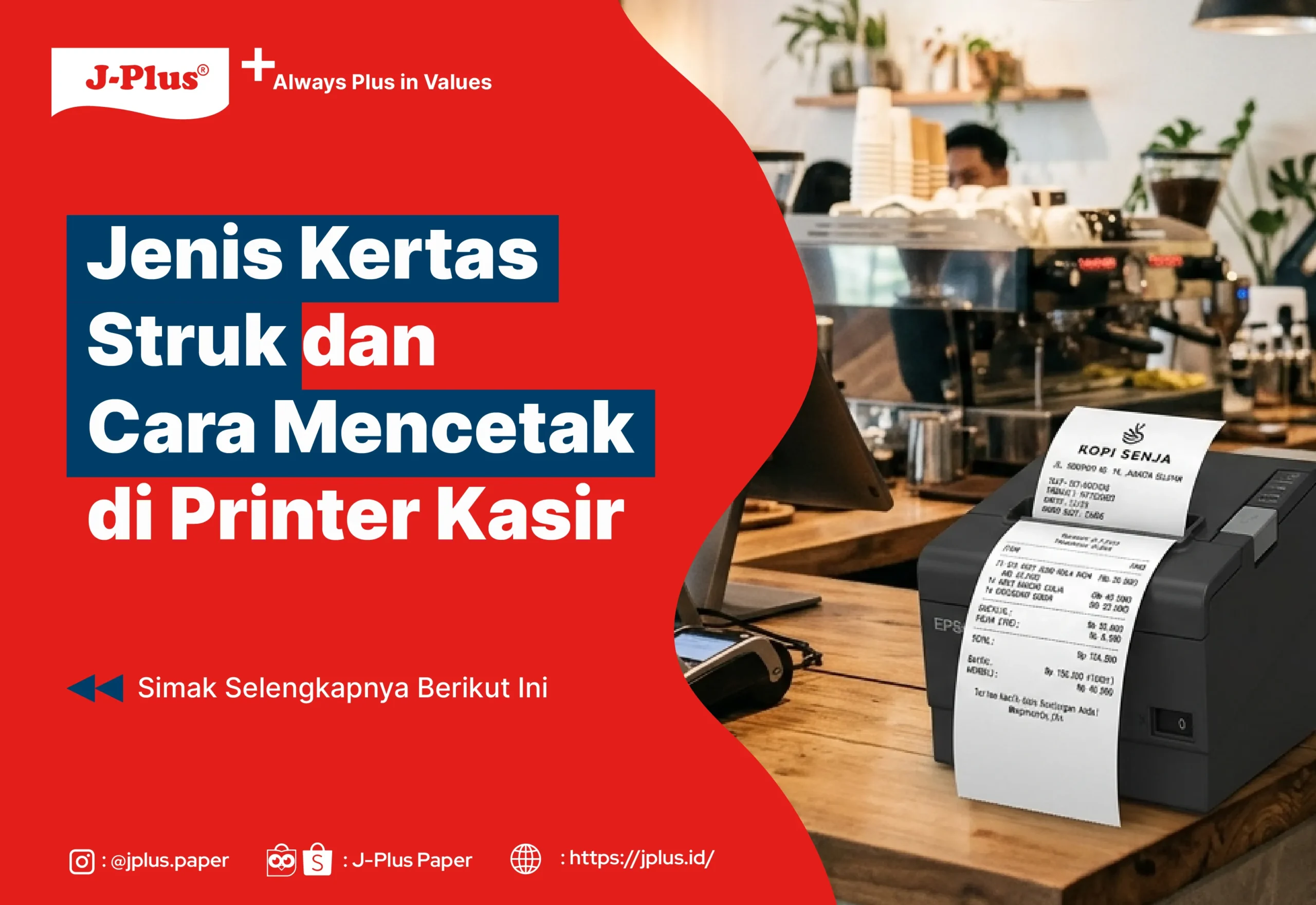 Jenis Kertas Struk dan Cara Mencetak di Printer Kasir