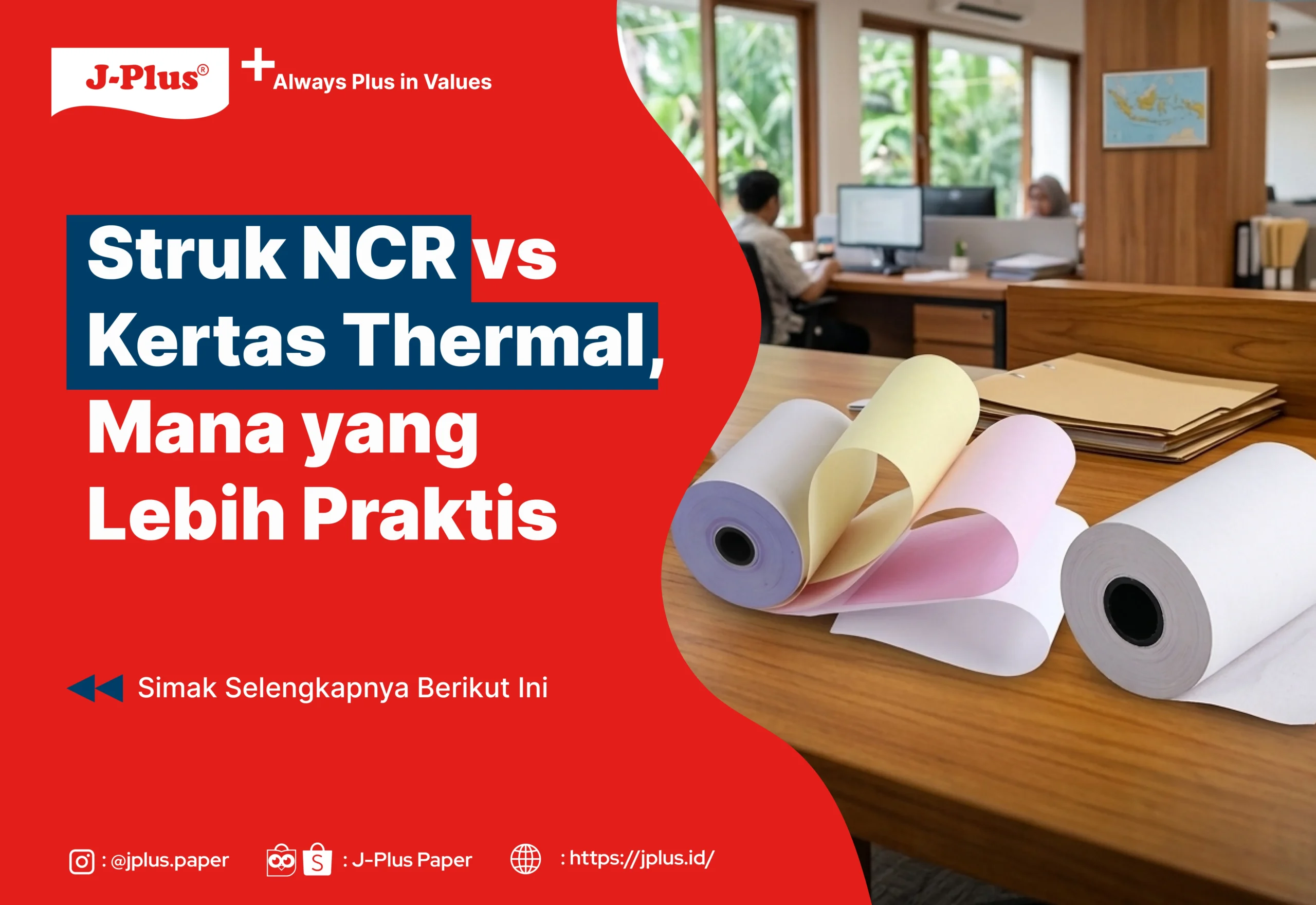 Struk NCR vs Kertas Thermal, Mana yang Lebih Praktis