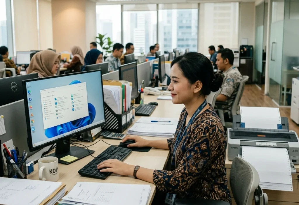 Cara Print Continuous Form Bagi 4