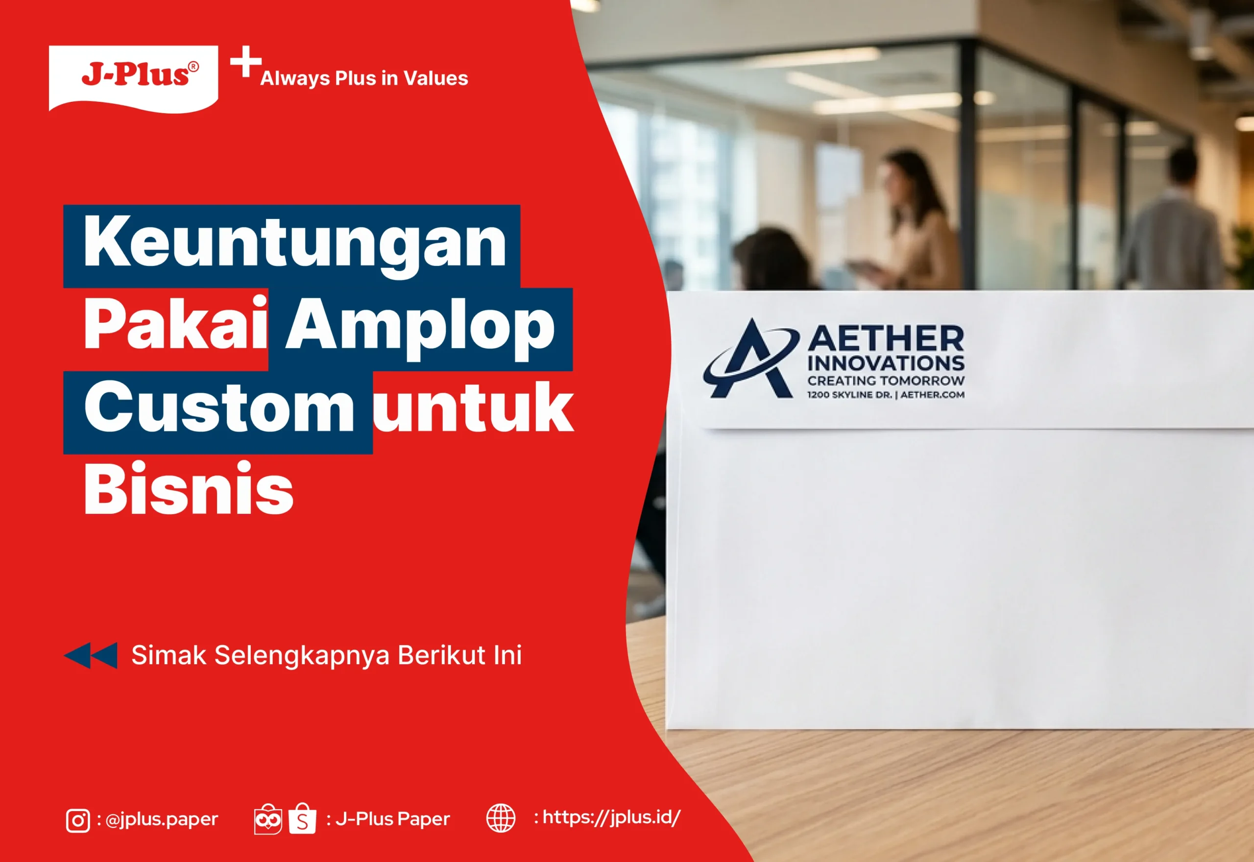 Keuntungan pakai amplop custom untuk bisnis