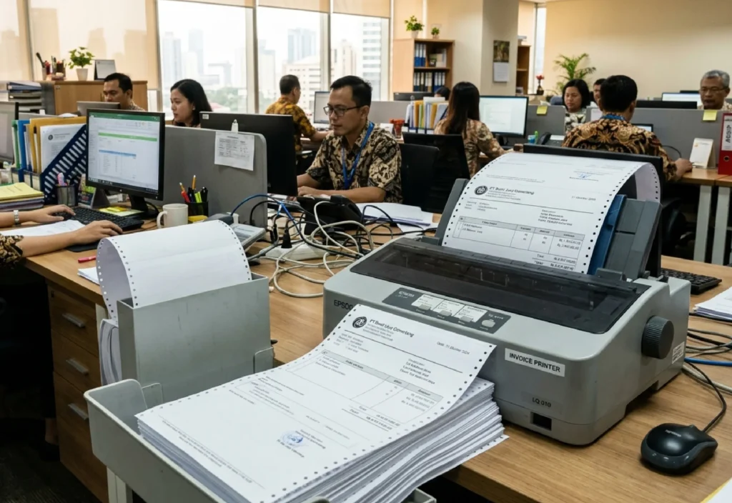 Langkah Mencetak Faktur Penjualan