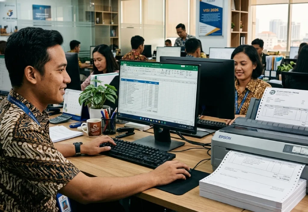 Langkah Mudah Cetak Invoice dengan Kertas Continuous Form