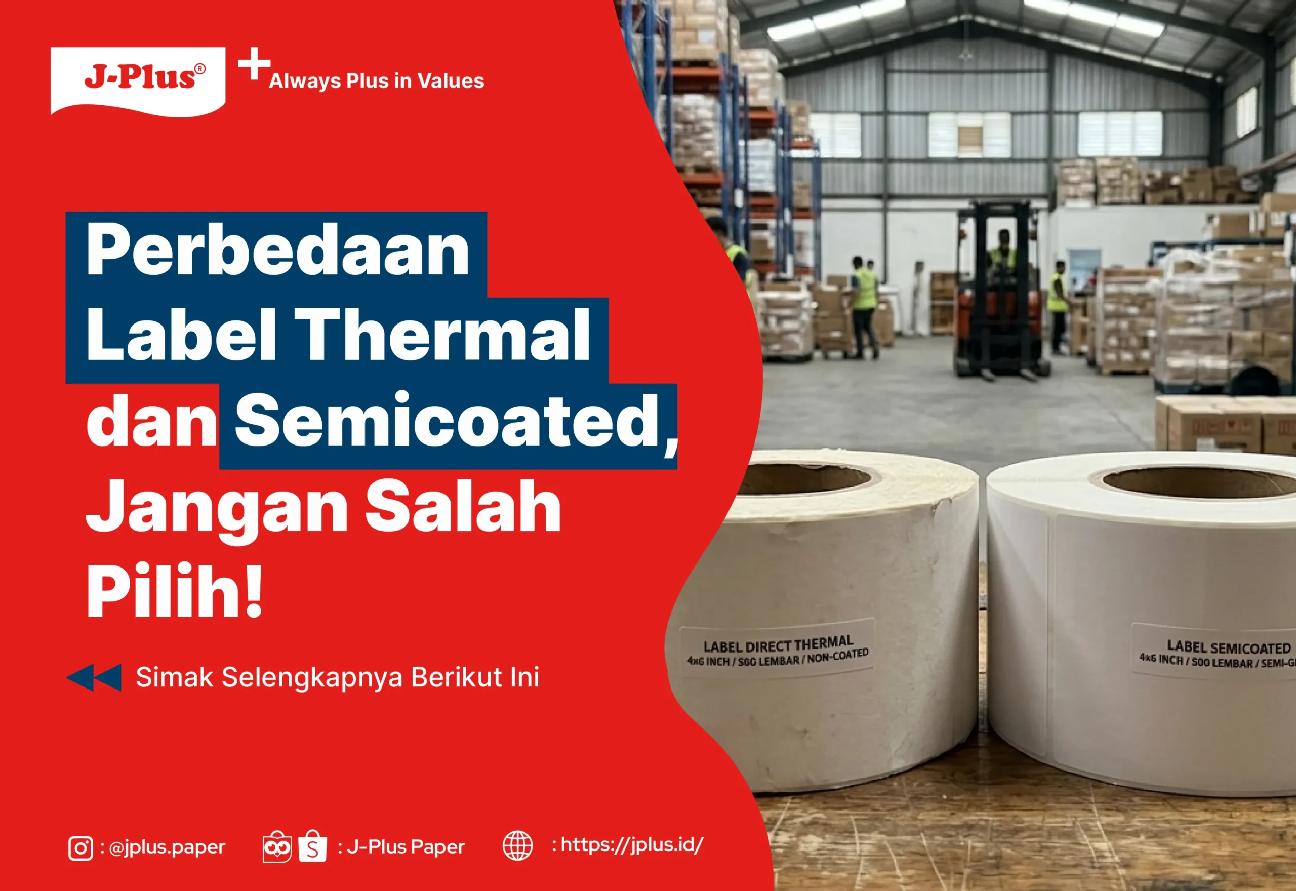 Perbedaan Label Thermal dan Semicoated