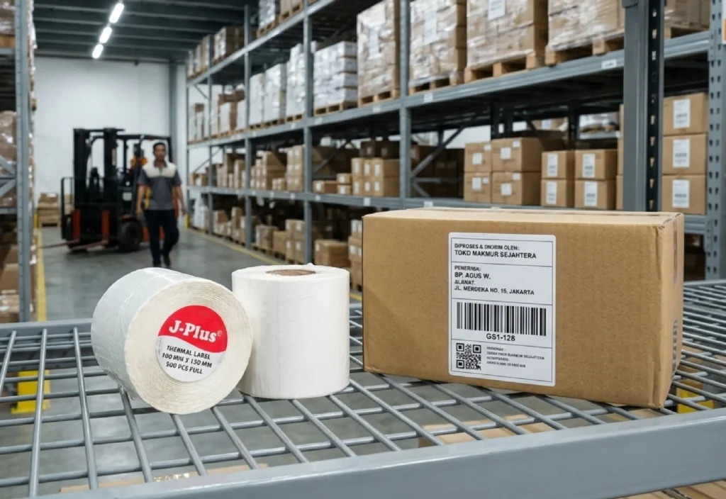 Perbedaan Label Thermal dan Semicoated