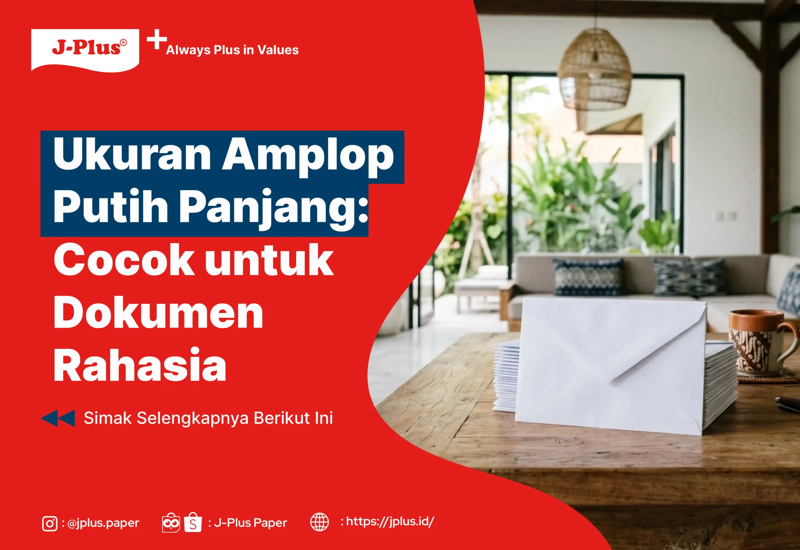 Ukuran Amplop Putih Panjang
