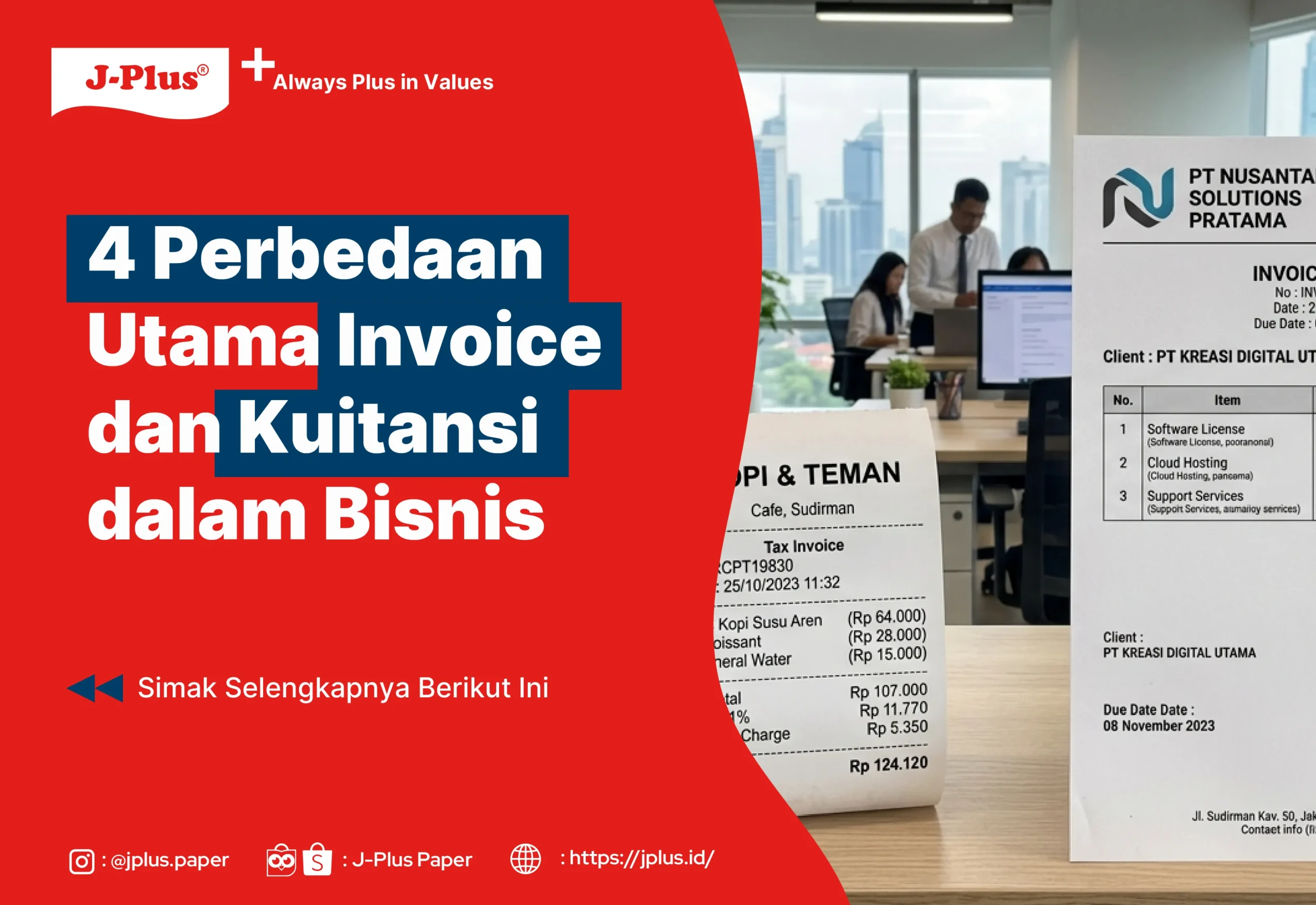 4 Perbedaan Utama Invoice dan Kuitansi dalam Bisnis
