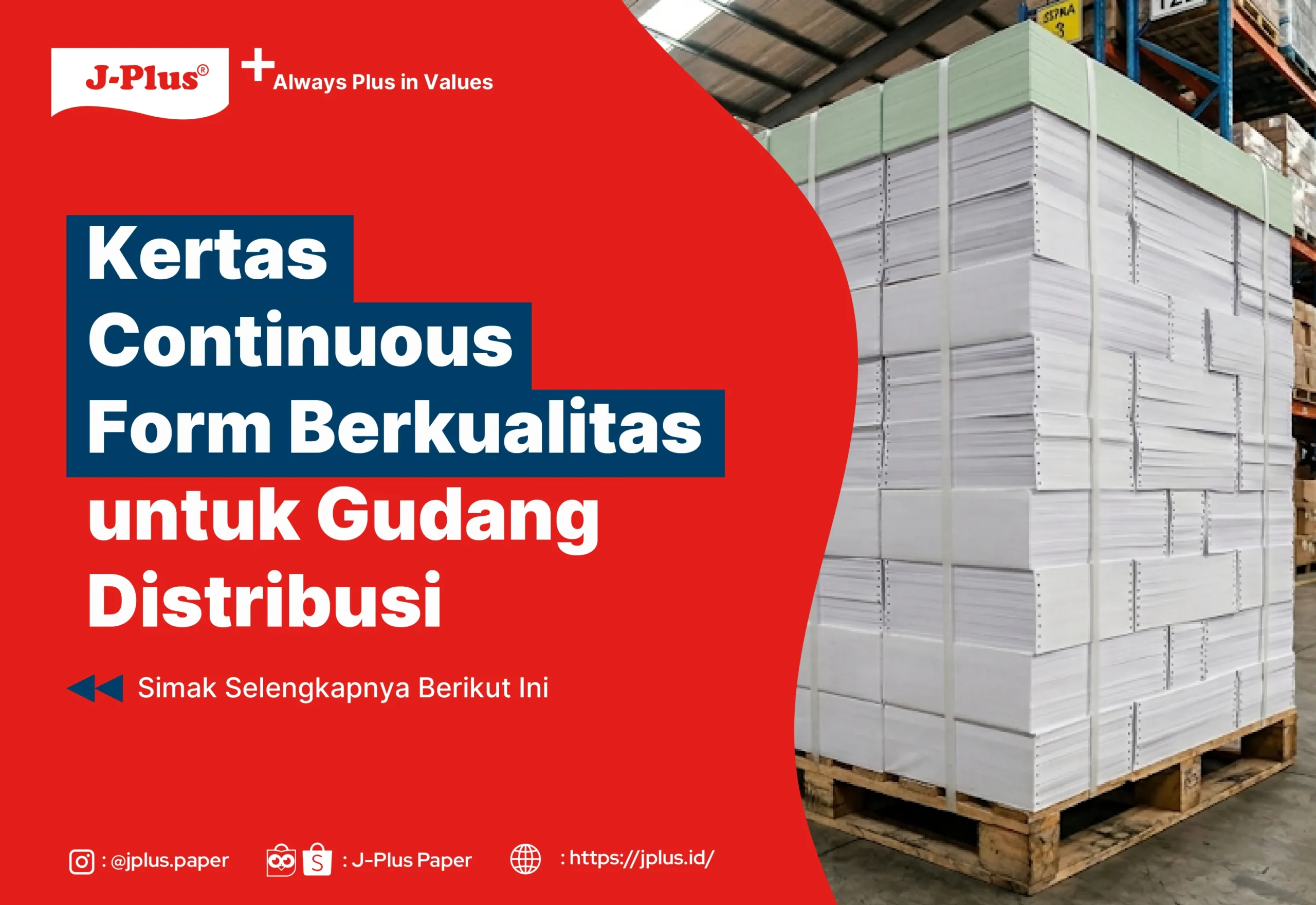 Kertas Continuous Form Berkualitas untuk Gudang Distribusi
