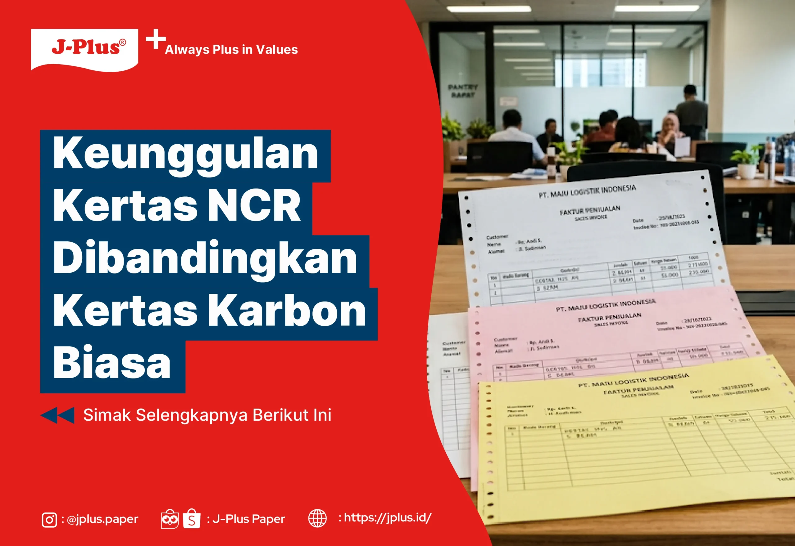 Keunggulan Kertas NCR Dibandingkan Kertas Karbon Biasa