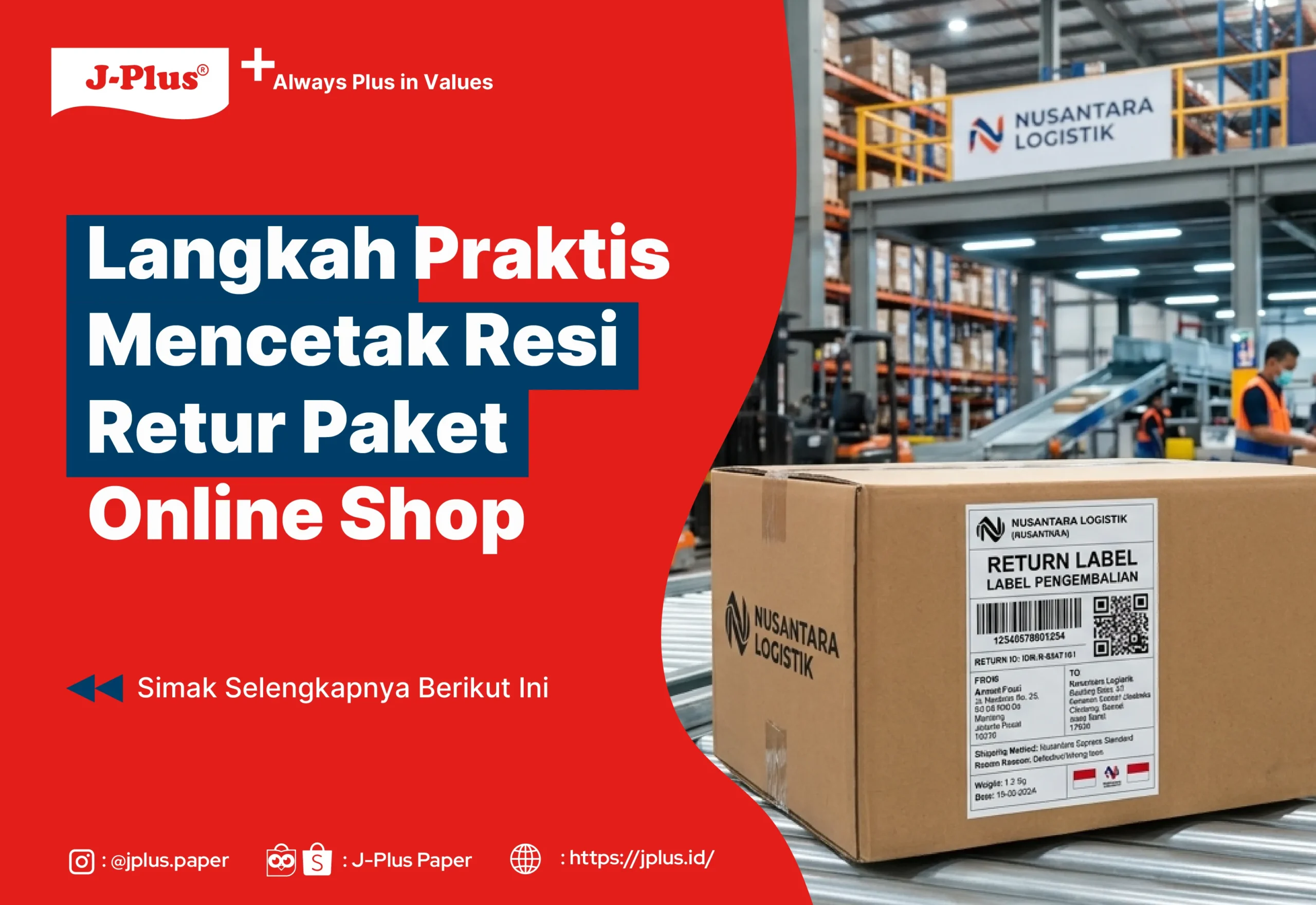 Langkah Praktis Mencetak Resi Retur Paket Online Shop