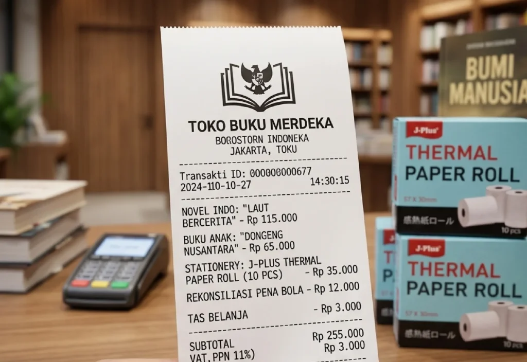 Jual Berbagai Ukuran Kertas Thermal di Sidoarjo, Hasil Cetak Tajam