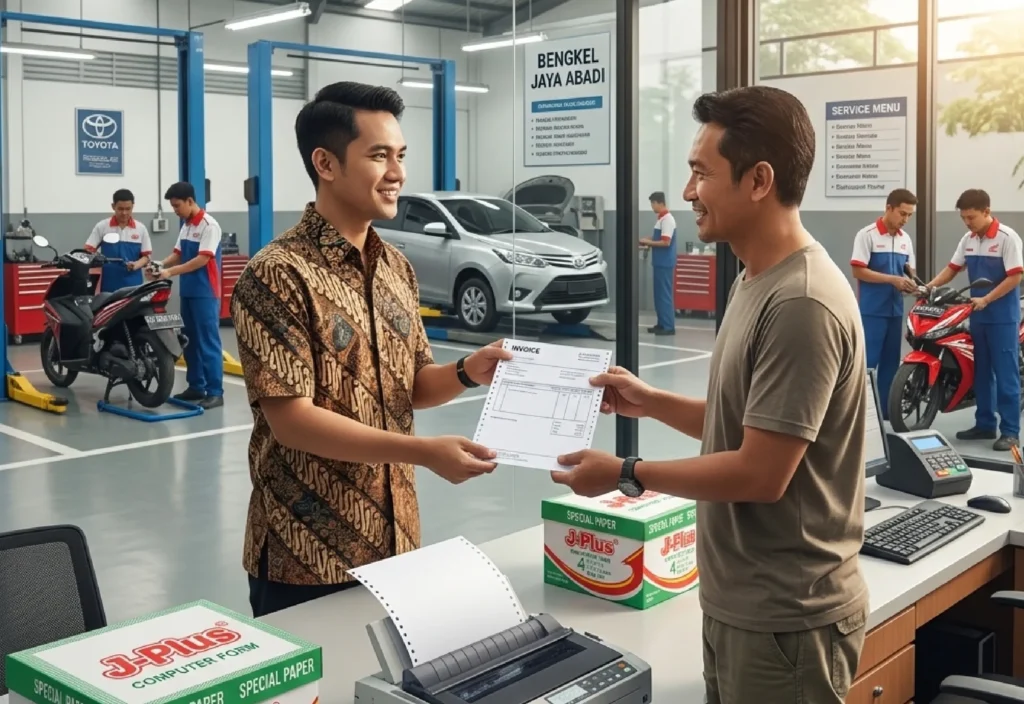 Jual Kertas Continuous Form 4 Ply Surabaya, Supplier Tangan Pertama!