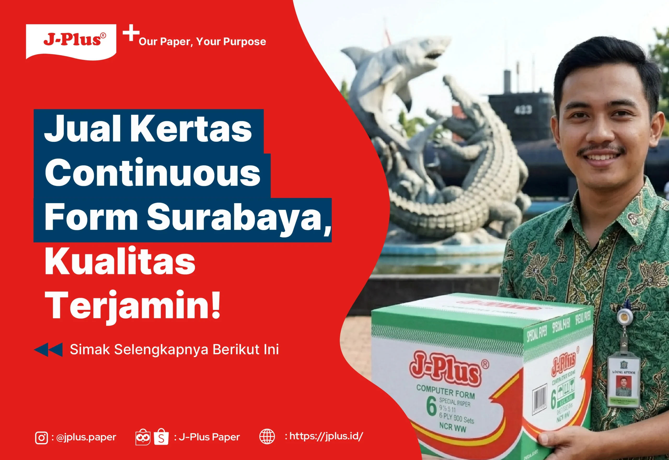 Jual Kertas Continuous Form Surabaya, Kualitas Terjamin!