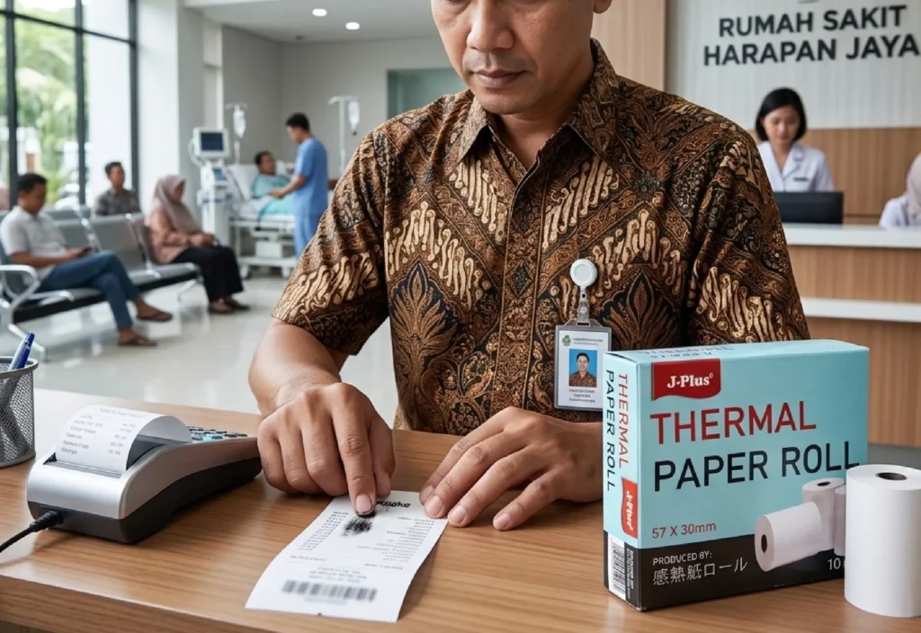 Jual Kertas Struk Antrean Rumah Sakit Area Surabaya Kualitas Bagus