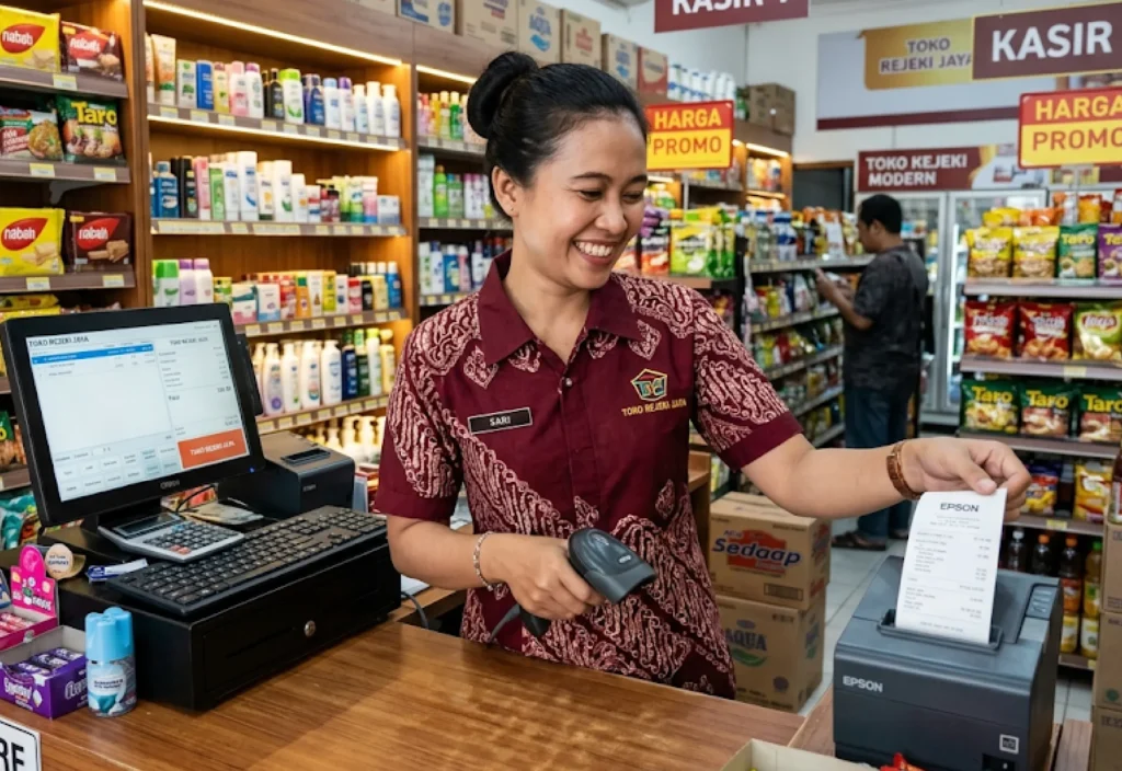 Kertas Struk Kasir yang Cocok untuk Toko Kelontong