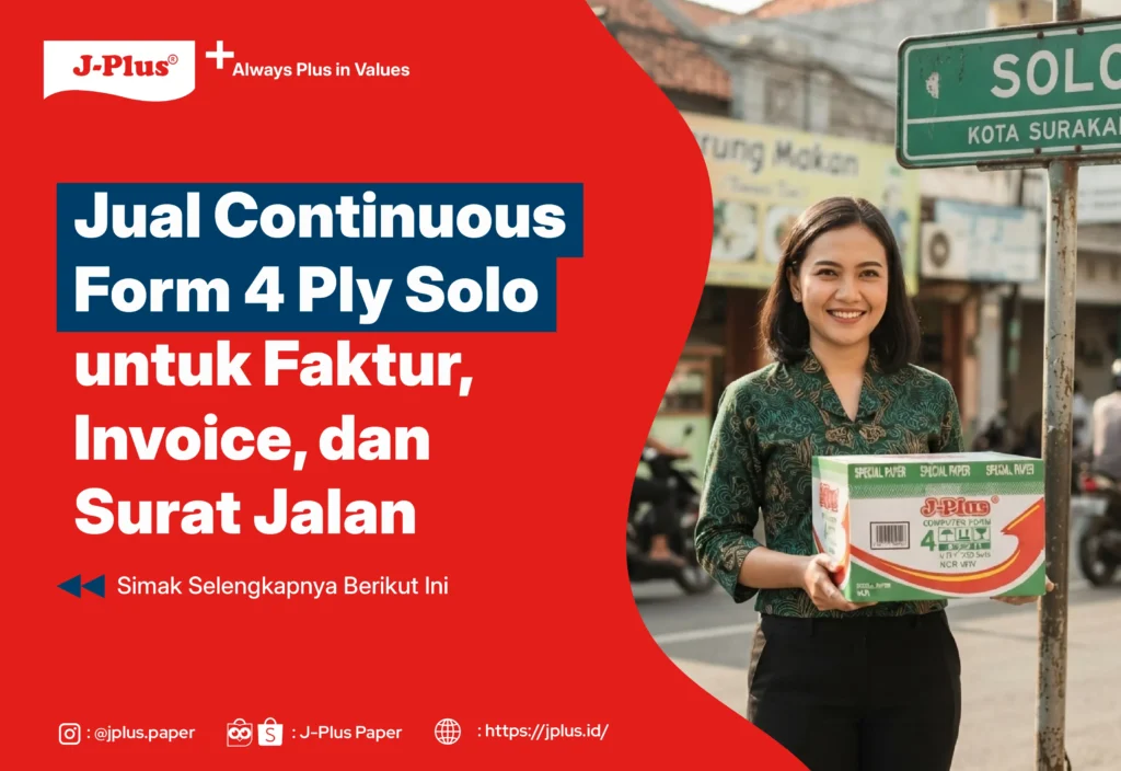 Jual Continuous Form 4 Ply Solo untuk Faktur, Invoice, dan Surat Jalan