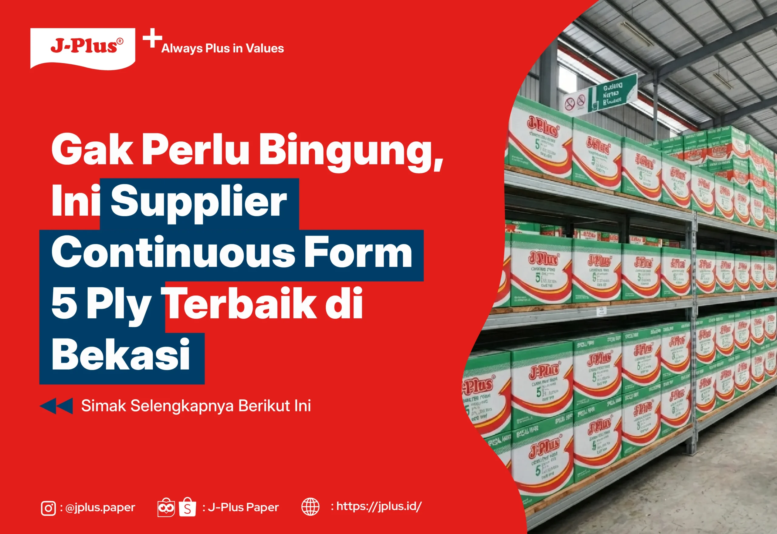 Gak Perlu Bingung, Ini Supplier Continuous Form 5 Ply Terbaik di Bekasi