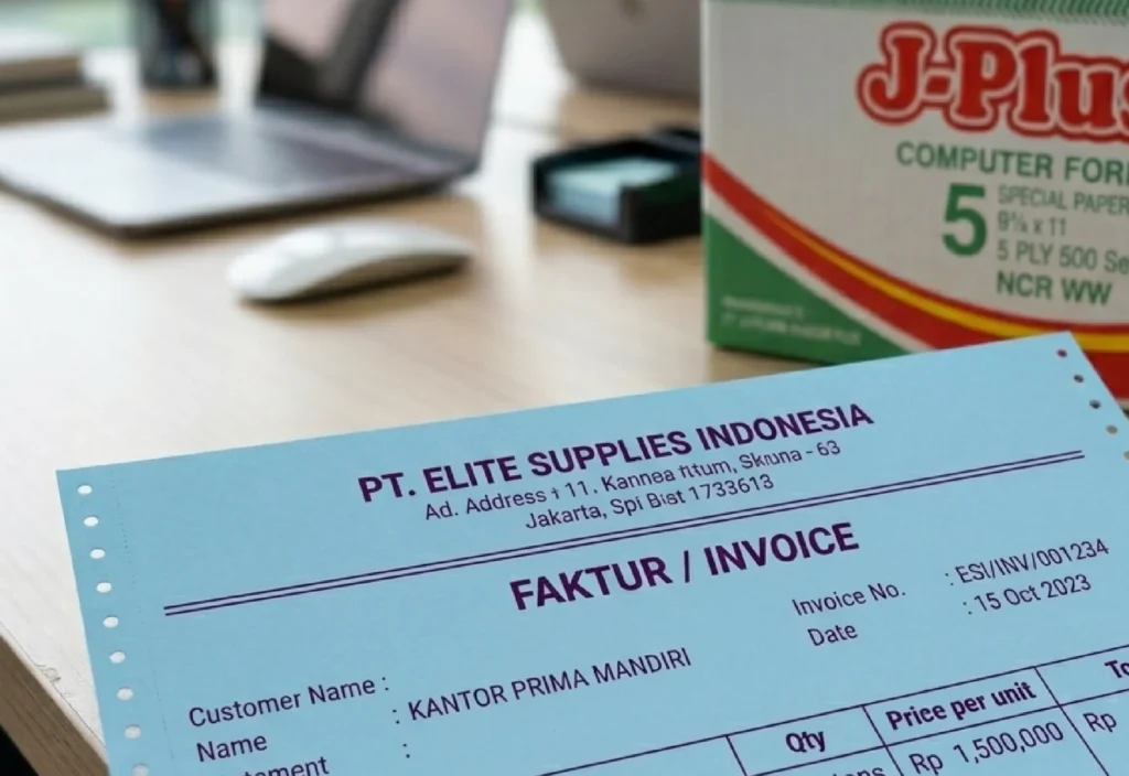 Grosir Kertas Continuous Form 5 Ply Bandung, Harga Pabrik!