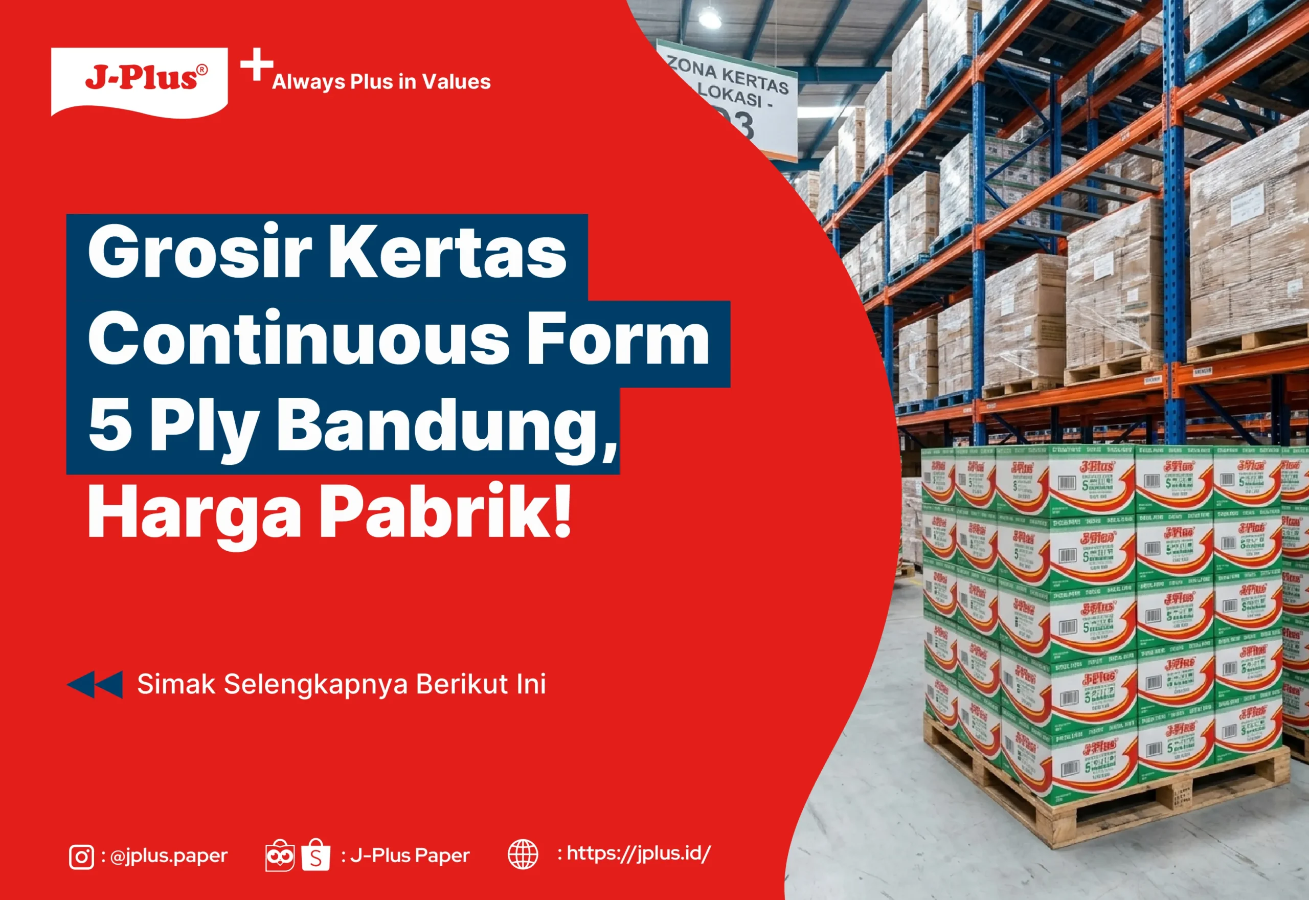 Grosir Kertas Continuous Form 5 Ply Bandung, Harga Pabrik!