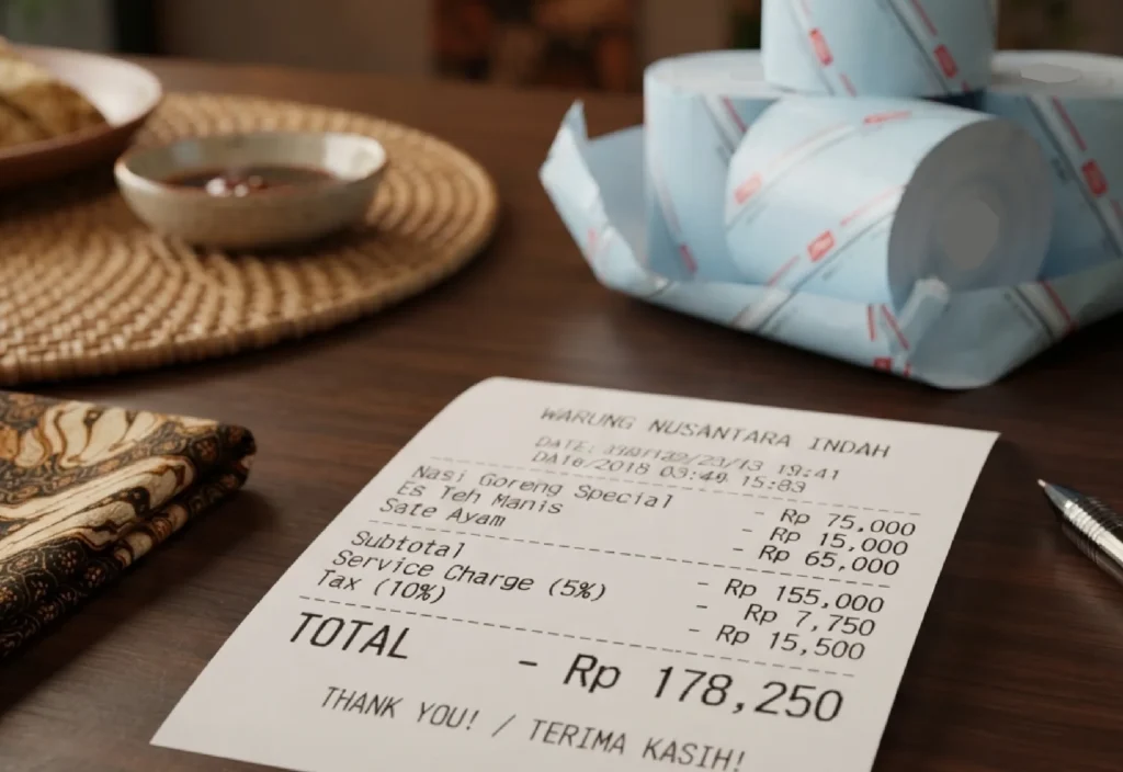 Grosir Kertas Thermal Berbagai Ukuran Area Bandung untuk Struk