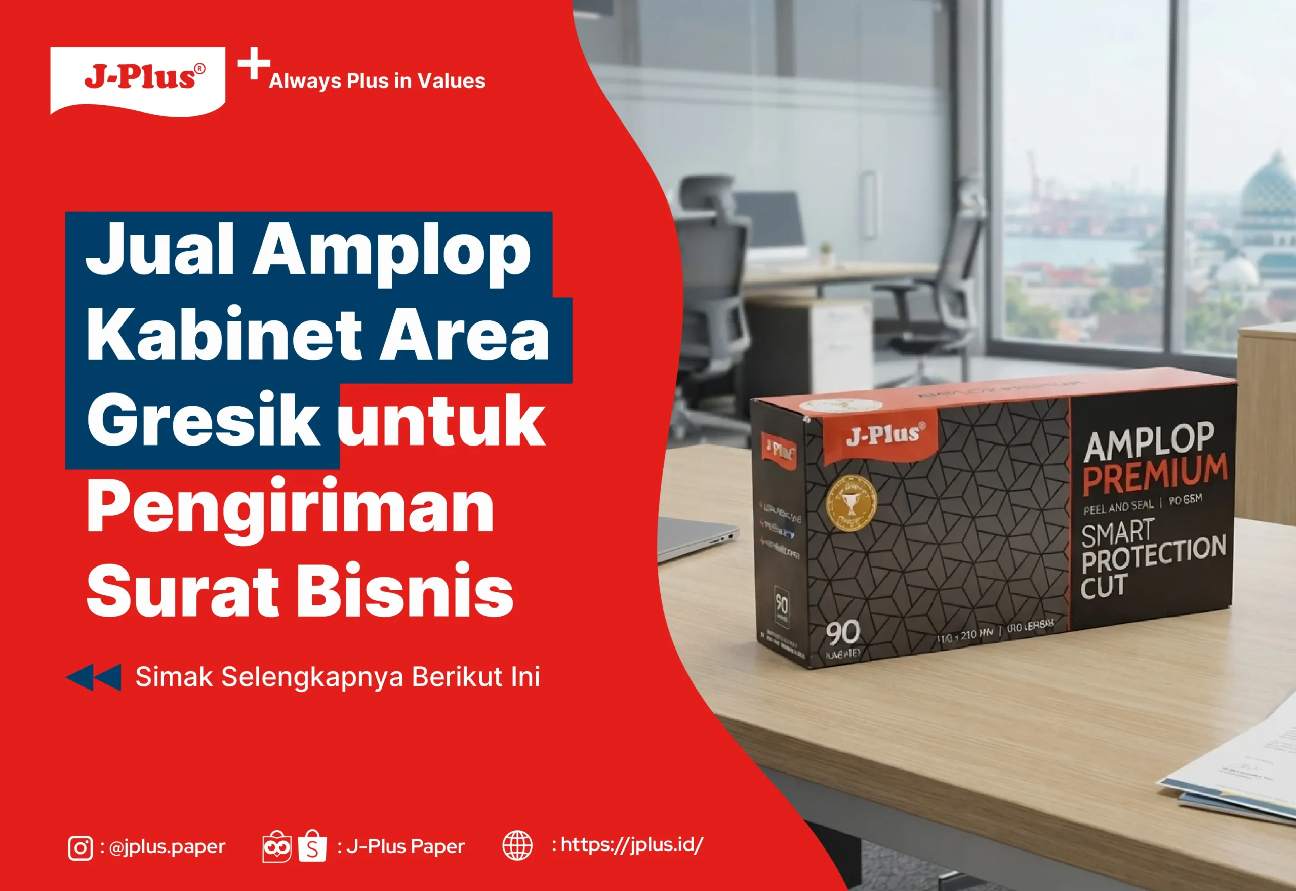 Jual Amplop Kabinet Area Gresik untuk Pengiriman Surat Bisnis