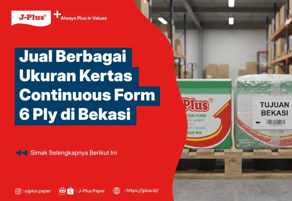 Jual Berbagai Ukuran Kertas Continuous Form 6 Ply di Bekasi