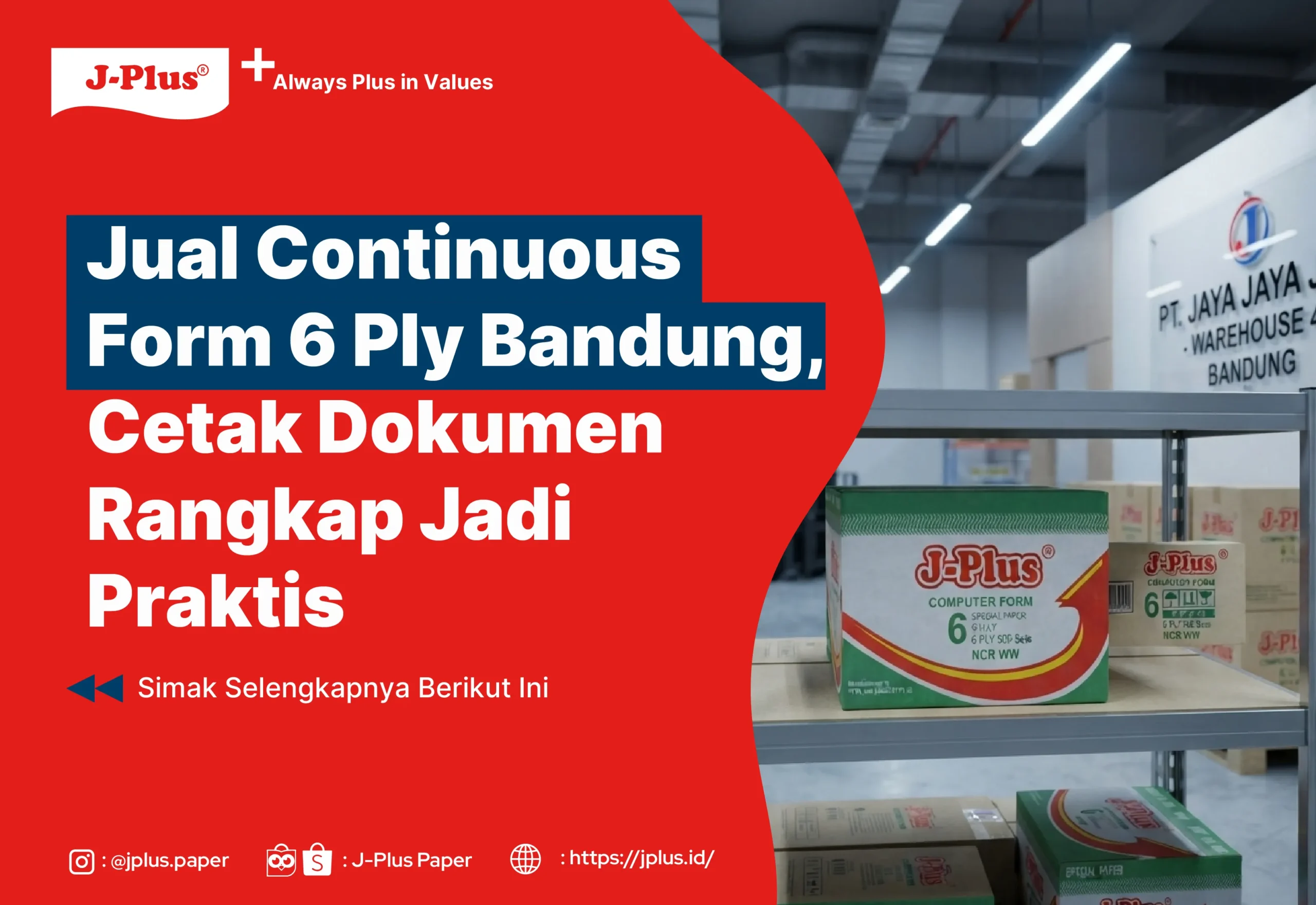 Jual Continuous Form 6 Ply Bandung, Cetak Dokumen Rangkap Jadi Praktis