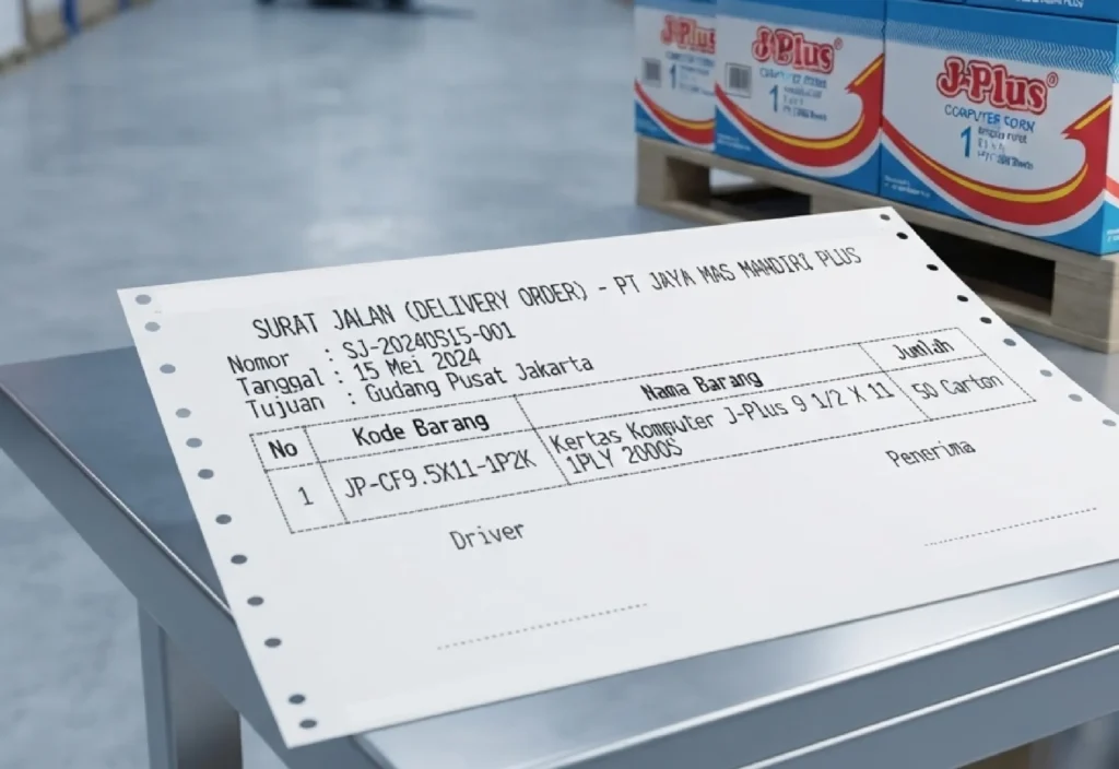 Jual Kertas Continuous Form 1 Ply Bandung, Kualitas Premium