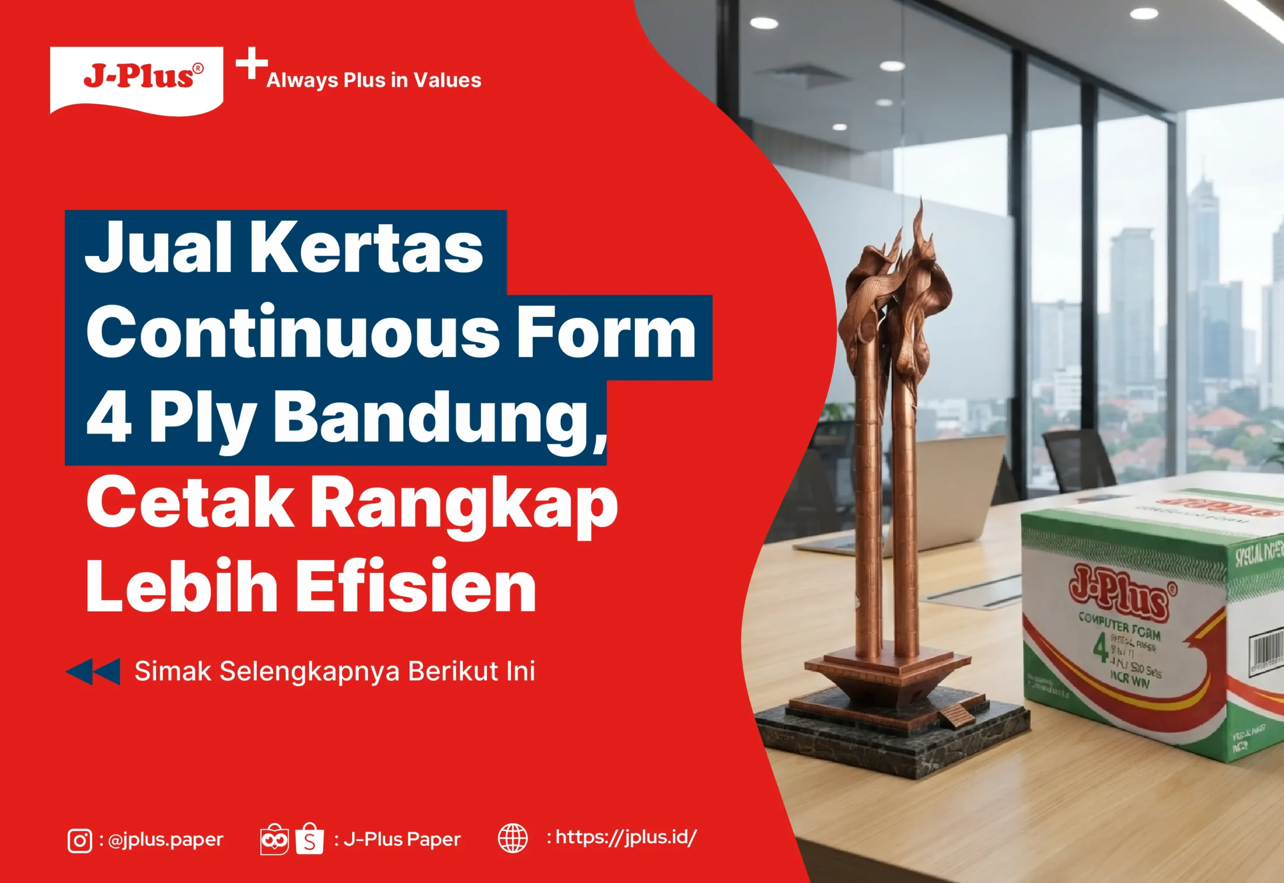 Jual Kertas Continuous Form 4 Ply Bandung, Cetak Rangkap Lebih Efisien