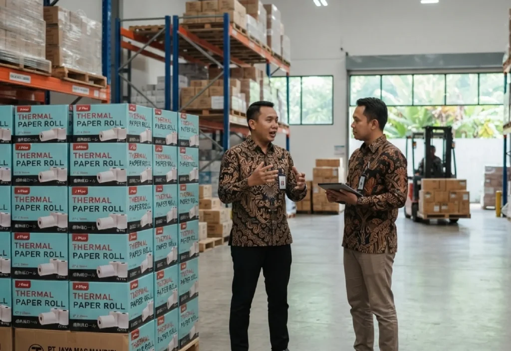 Jual Kertas Thermal 57x30 mm Bandung, Kualitas Cetak Tajam