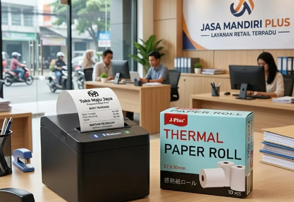 Jual Kertas Thermal 57x30 mm Gresik, Murah dan Berkualitas