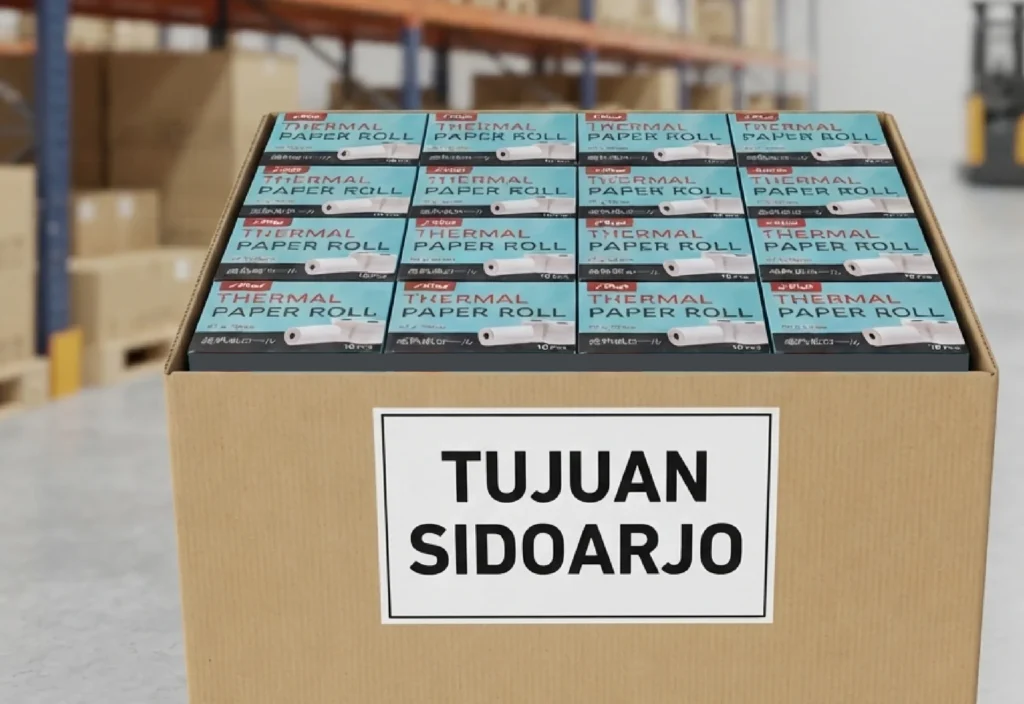 Jual Kertas Thermal 57x30 mm Sidoarjo untuk Struk Kasir Kuliner