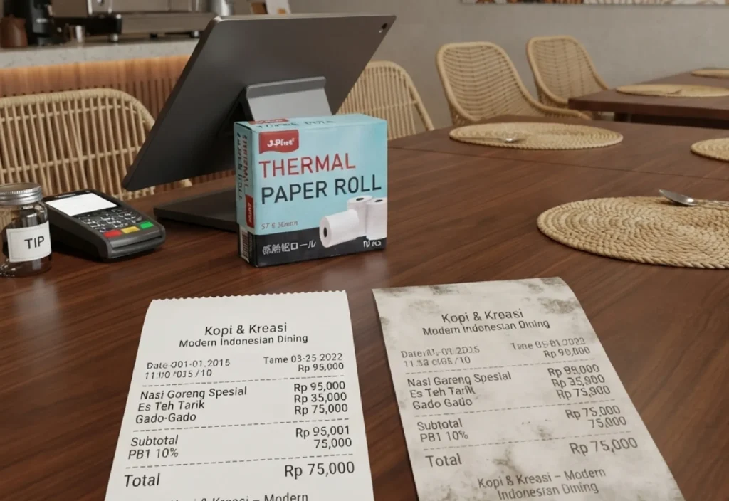 Jual Kertas Thermal 80x80 Jakarta, Hasil Cetak Struk Lebih Tajam