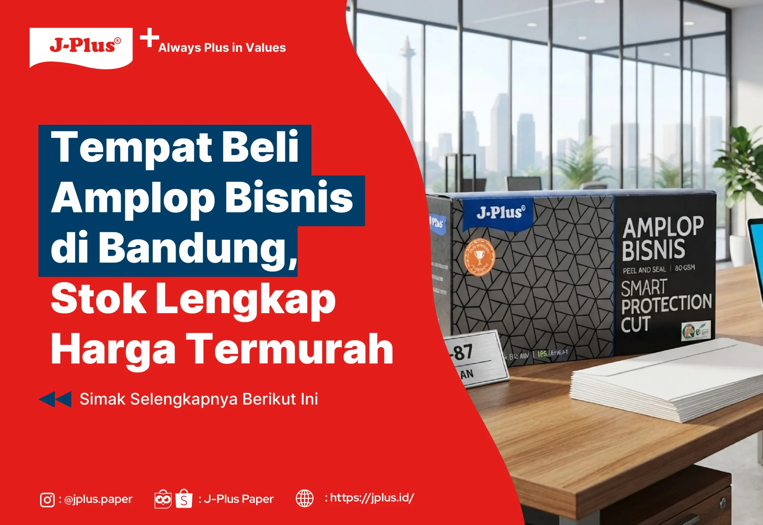 Tempat Beli Amplop Bisnis di Bandung, Stok Lengkap Harga Termurah